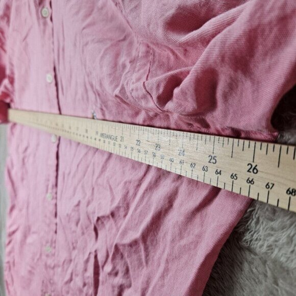 Ralph Lauren Chambray Oxford Shirt Button-Down Pony Logo Men's Size LT Tall Pink - Picture 4 of 10